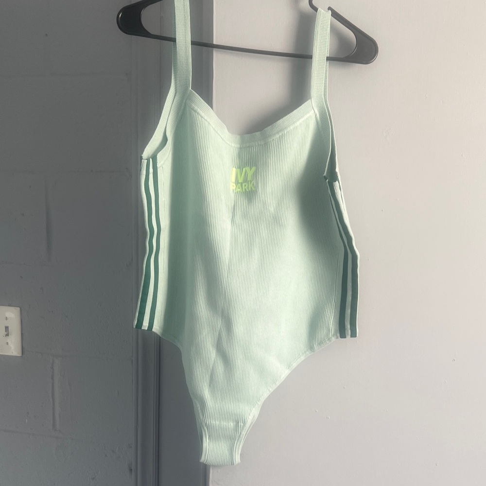 Mint Green Bodysuit with Logo